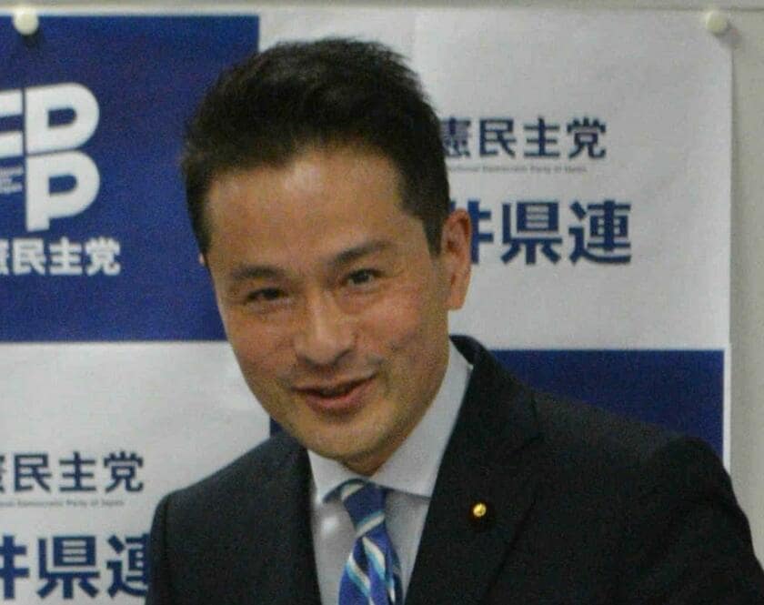 立憲民主党の斉木武志衆院議員（C)朝日新聞社