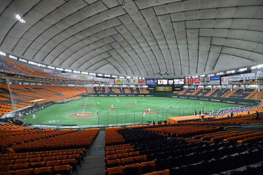 27日から対象地域で予定している18試合の無観客開催が決まった（C）朝日新聞社