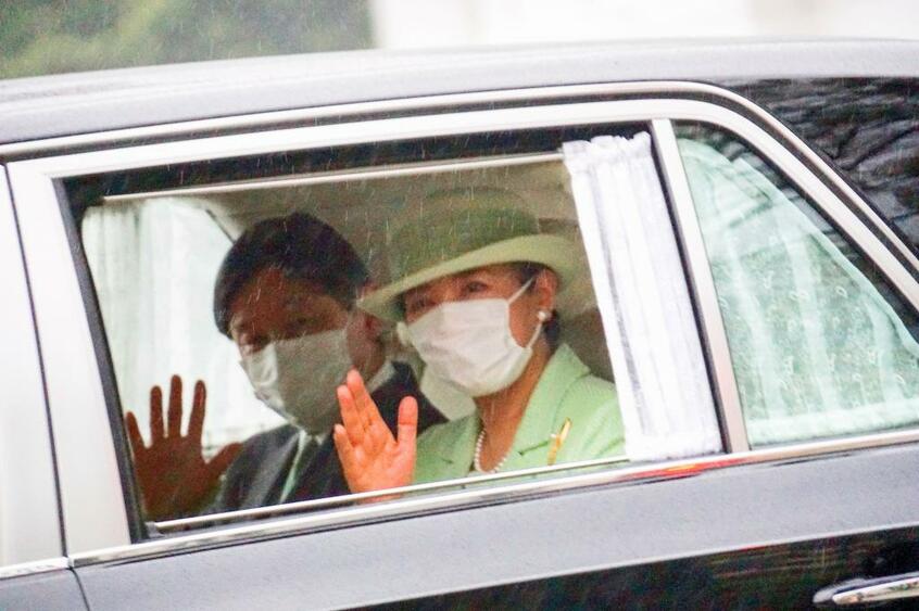 白滝さんが撮影した天皇、皇后両陛下の写真