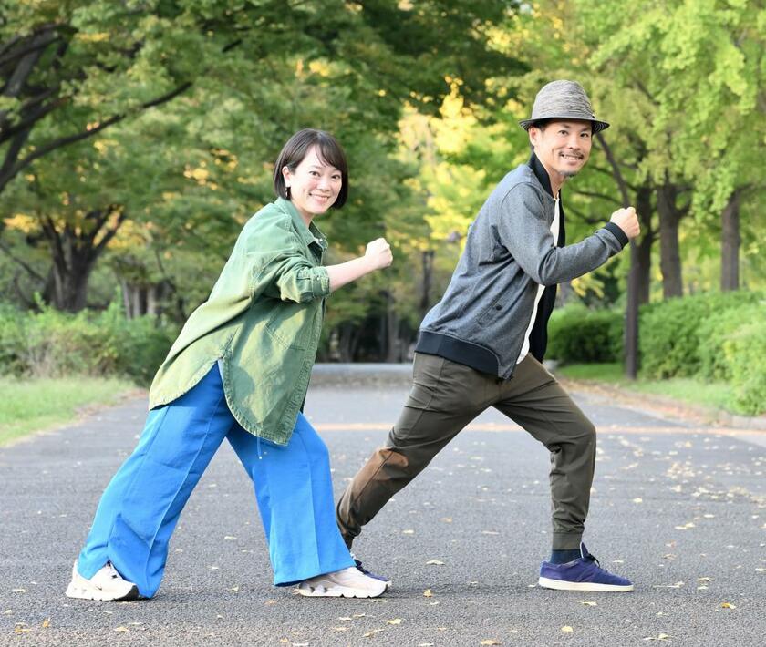 茂木健太さんと工藤里紗さん（photo　篠塚ようこ）