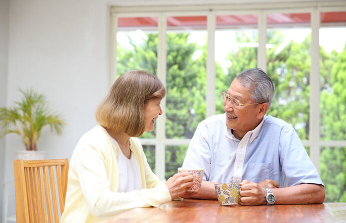 大切な人との会話は、何気ない会話であっても心が落ちつきますね