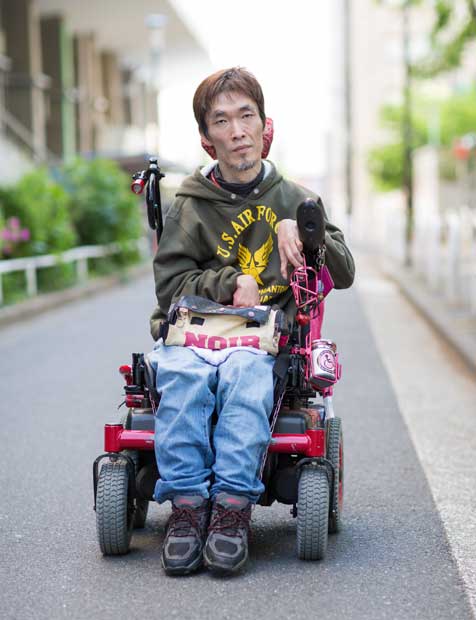 ＮＰＯ「ノアール」理事長　熊篠慶彦さん（４８）／障害者の性への理解を訴える、脳性麻痺の活動家として知られる。性に関する支援や啓発活動に取り組む（撮影／山本倫子）