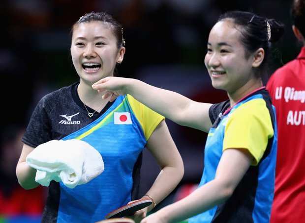 2大会連続のメダルを目指し、今夜3位決定戦に臨む女子卓球団体チーム。（写真:Getty Images）