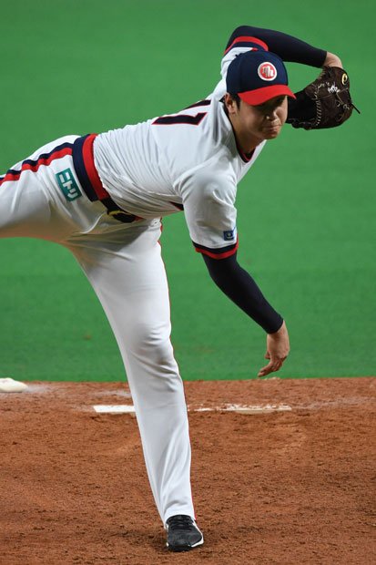 日本ハム躍進の立役者の一人、大谷翔平　（ｃ）朝日新聞社