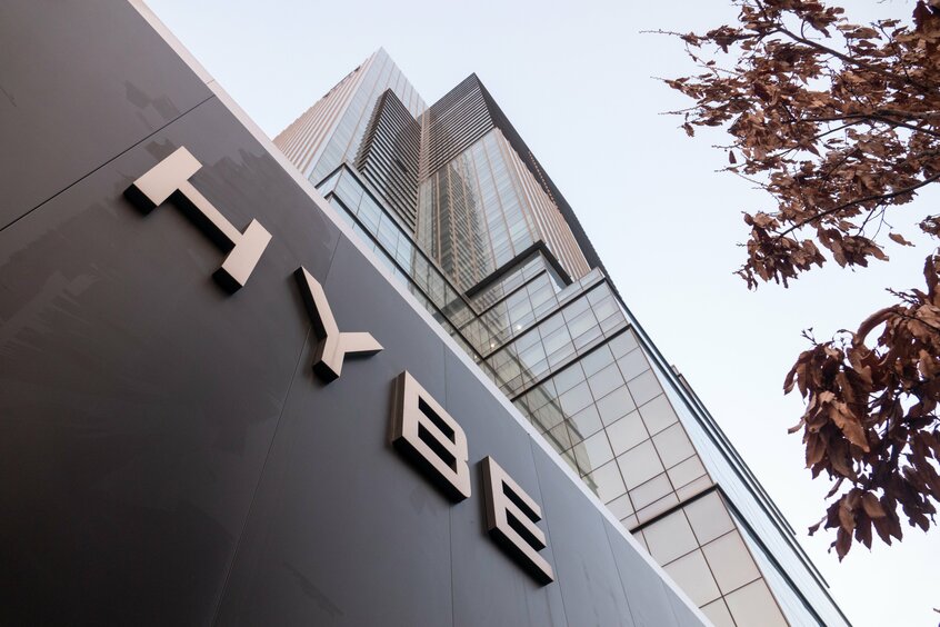 HYBE本社(写真:Lee Jae Won/アフロRM)