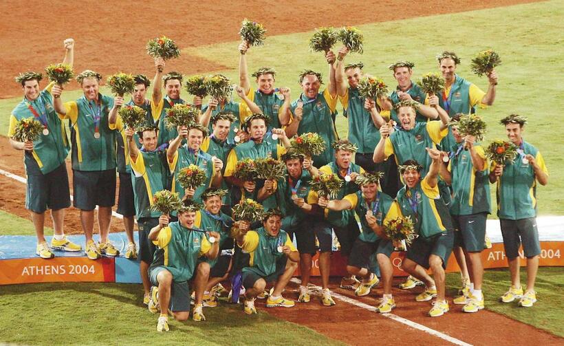 2004年アテネ五輪の野球で、阪神に所属していた左腕ウィリアムスらを擁したオーストラリアは銀メダルを獲得。日本は銅だった（写真：ｇｅｔｔｙｉｍａｇｅｓ）