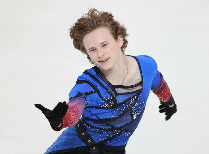 イリア・マリニン(17)/米国の新星。男子1位の合計280.37点。SPは4位の86.08点だったが、フリーは1位の194.29点で逆転した