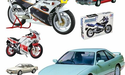 超懐かしい〜♪80年代レーサーレプリカ＆デートカー。本物は高いからプラモで手に入れよう