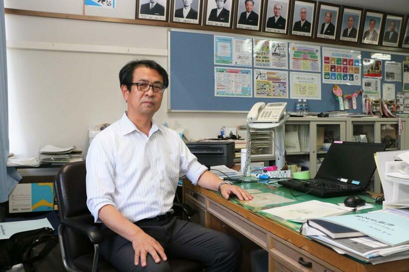 青木真一校長（撮影/米倉昭仁）