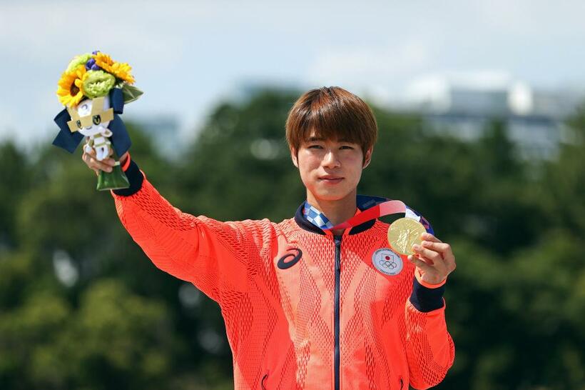 金メダルを獲得した堀米雄斗（GettyImages）