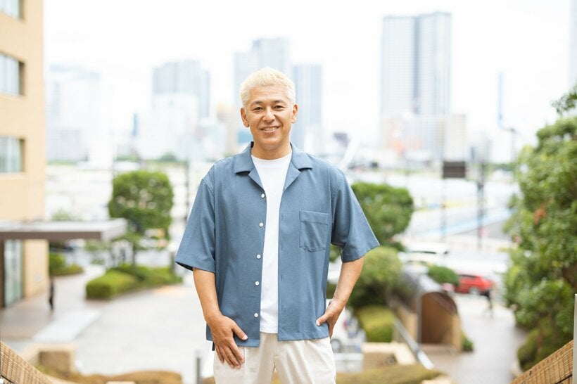 AERA DIGITALの新連載「コンプレックスの広場」に田村亮さんが登場します。「僕もたぶん、虚勢を張ってやっている部分もおそらくあるはずなんです。コンプレックスを抱えることが悪いことだとも思いません」（撮影／写真映像部・上田泰世、スタイリスト／吉川雄太）