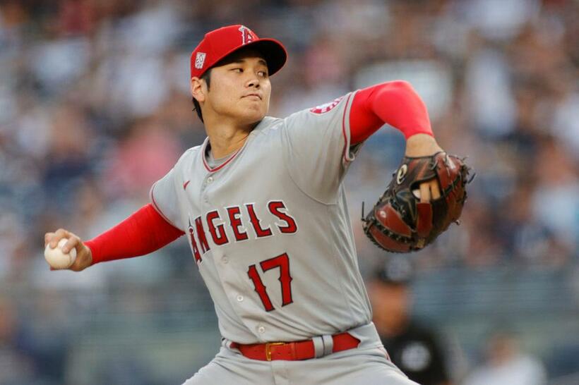 エンゼルスの大谷翔平（GettyImages）