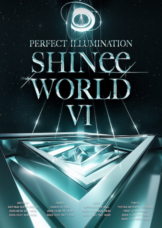 SHINee、約5年ぶりの日本アリーナツアー【SHINee WORLD VI [PERFECT ILLUMINATION]】開催