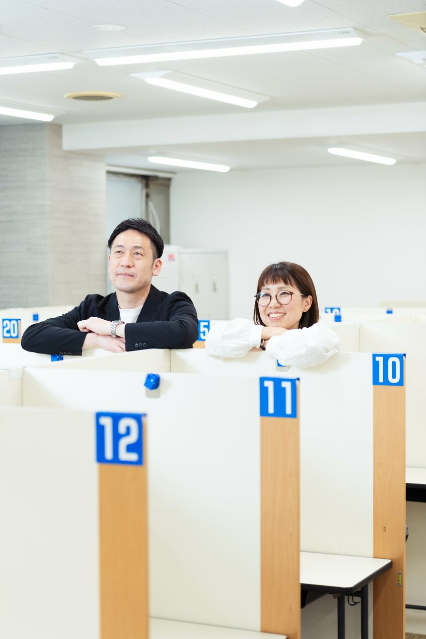 中野美紀さん(右)、中野聖士さん(撮影/写真映像部・和仁貢介)