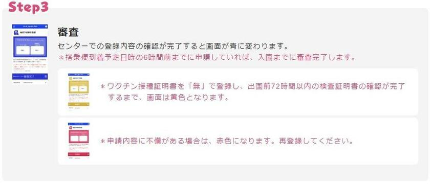 登録内容によってスマホ画面の色が違う