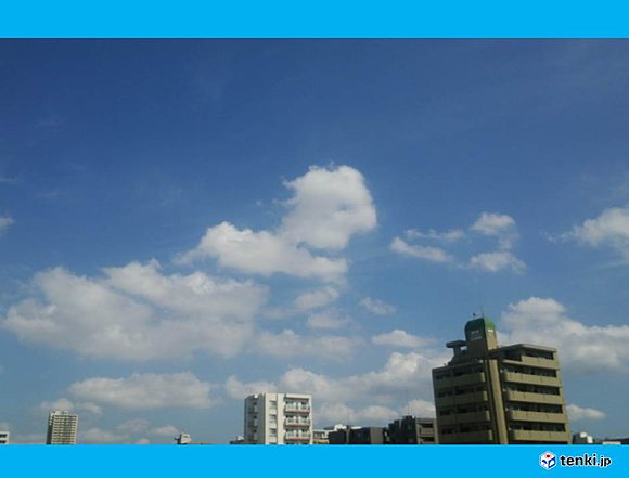 今日（23日）の昼頃の札幌の様子　　撮影：日本気象協会　田嶌　恵