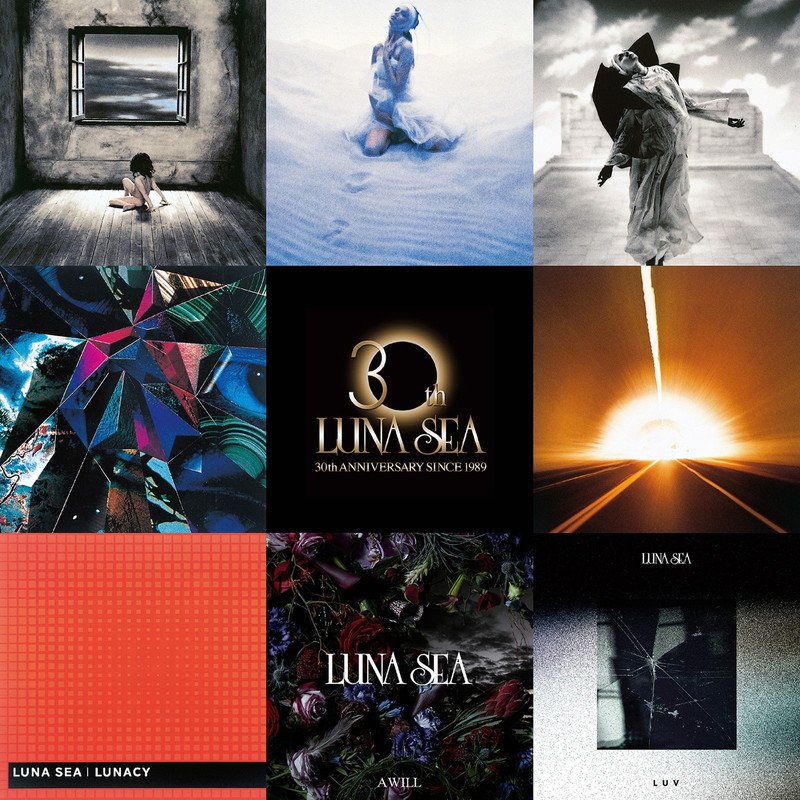 LUNA SEA、メジャー・オリジナル・アルバム全8作品がアナログレコード化