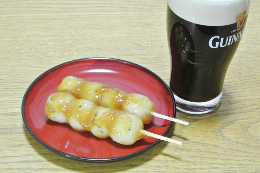 スタウトビールとみたらし団子がなぜかよく合う