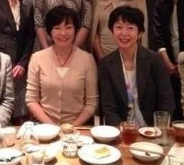 山田前内閣広報官（右）と安倍昭恵首相夫人。2014年の昭恵氏のフェイスブックから