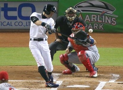 先発出場するも4打数無安打に終わったイチロー。（写真：Getty Images）