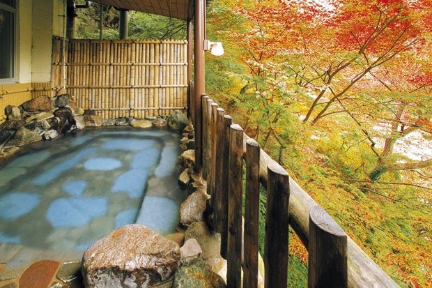 写真・図版（1枚目）| 「紅葉を見ながら温泉に入れる宿」　一石二鳥で秋を楽しむ