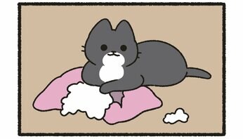 猫に学んで超実感‼ 四字熟語 ぱんだにあ その3「泰然自若」の猫