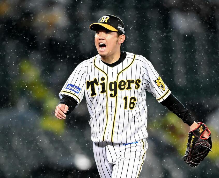 阪神の西勇輝(c)朝日新聞社