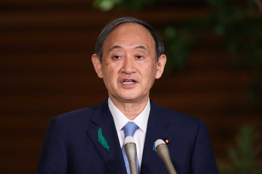 菅義偉首相（C)朝日新聞社