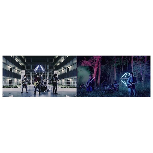 今回公開されたミュージックビデオの一部より。【左】KANA-BOON、【右】シナリオアート
