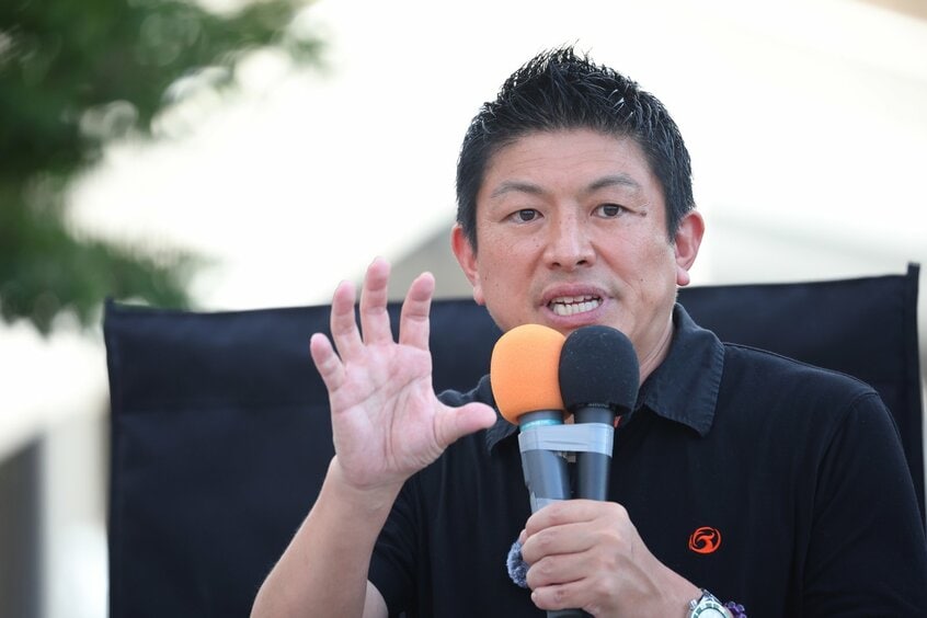 参政党の神谷宗幣代表（撮影：写真映像部・松永卓也）