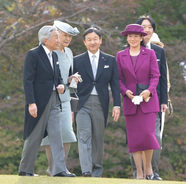 穏やかな笑顔を見せた皇太子ご夫妻　（ｃ）朝日新聞社