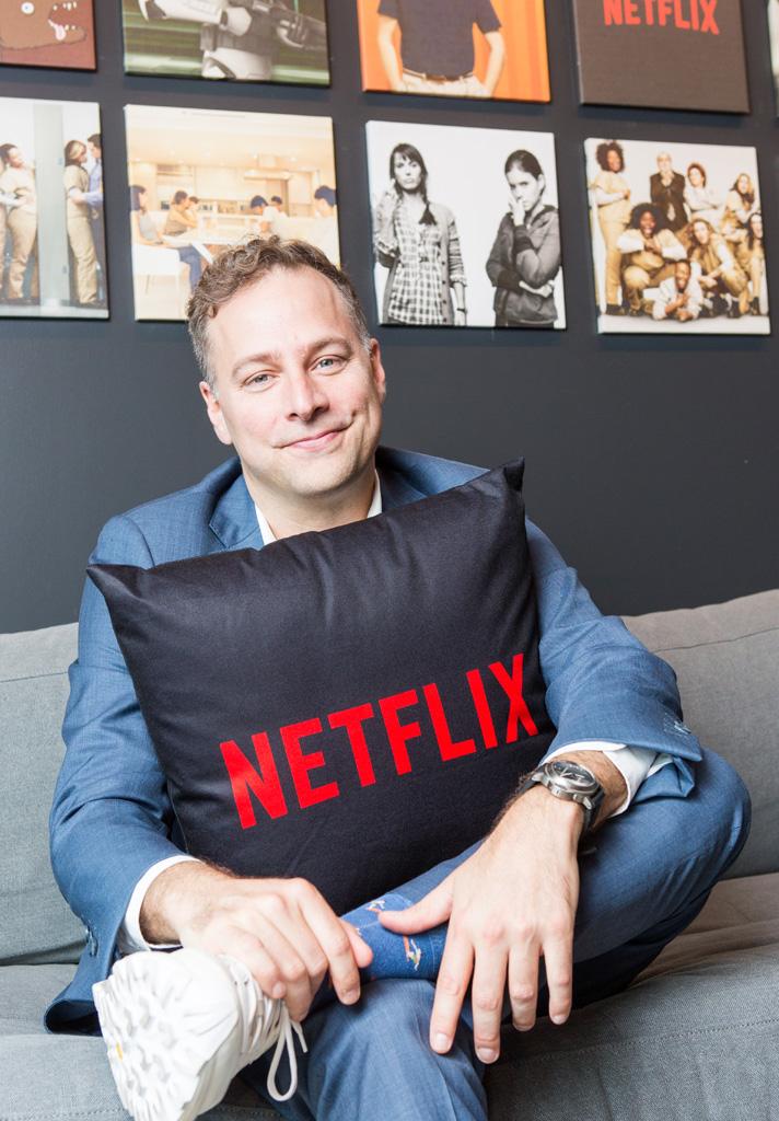 Netflix/コンテンツ・アクイジション・ディレクターのジョン・ダーダリアンさん。好きな日本映画は「宮崎駿、北野武。黒澤明のような古典も好きです」(撮影/写真部・小黒冴夏)