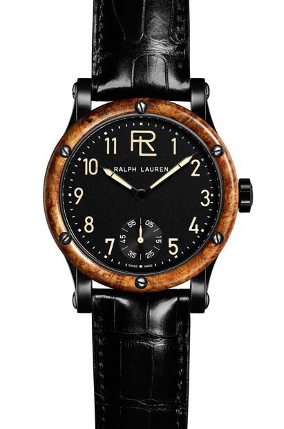 (写真4)ラルフ ローレン スポーテイング コレクション「RLオートモーティブ モデル RLR0220710」。手巻き、ステンレススチール、ケース径45ミリメートル、今秋発売予定。126万円(税抜き予価)