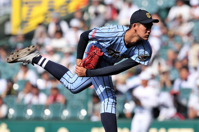 東海大相模の藤田琉生投手(撮影/写真映像部・松永卓也)