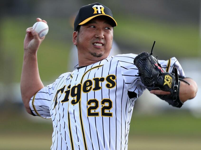 阪神・藤川球児　（ｃ）朝日新聞社