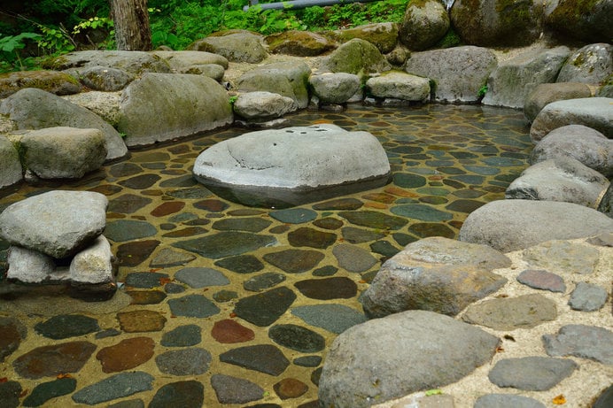 「道の駅　つちゆ」の近くにある、つちゆ温泉の足湯