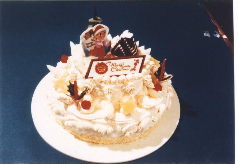 昭和40年代のショートケーキ（写真は不二家提供）
