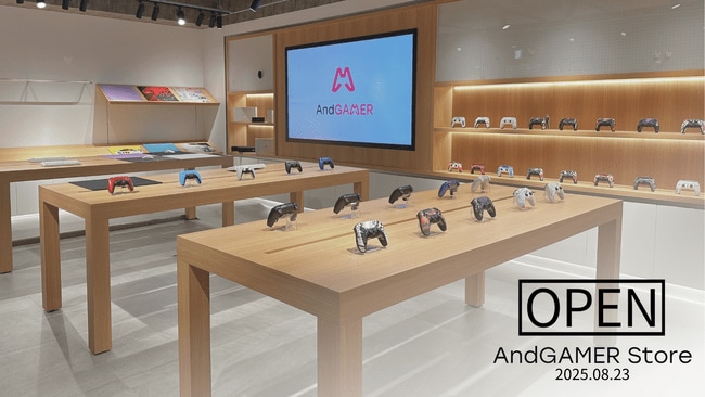 写真・図版（1枚目）| ゲーミングデバイスのAndGAMER、直営店「AndGAMER Store」を8/23（土）より渋谷にオープン