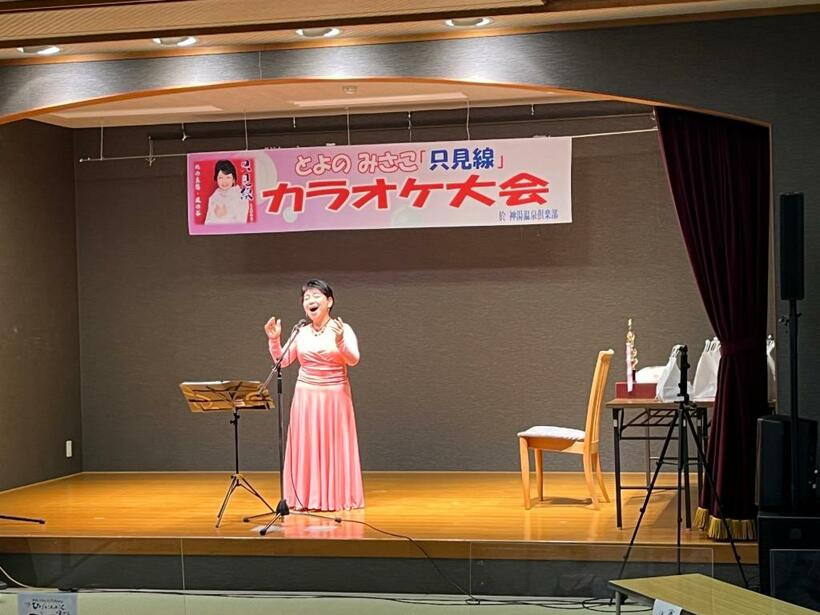 歌で只見線をＰＲするとよのさん