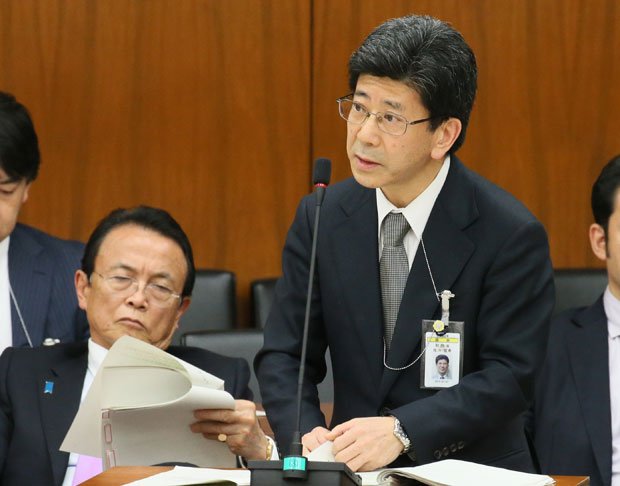 ２０１７年４月の衆院財務金融委員会に出席した佐川宣寿・財務省理財局長（当時）　（ｃ）朝日新聞社