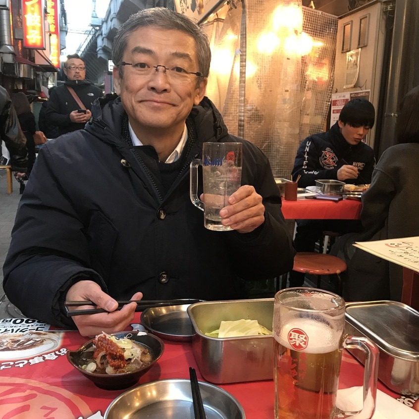 正月の昼間から上野の「せんべろ」系酒場へ。夫婦2人で(2019年1月5日)(写真提供・山崎 薫)