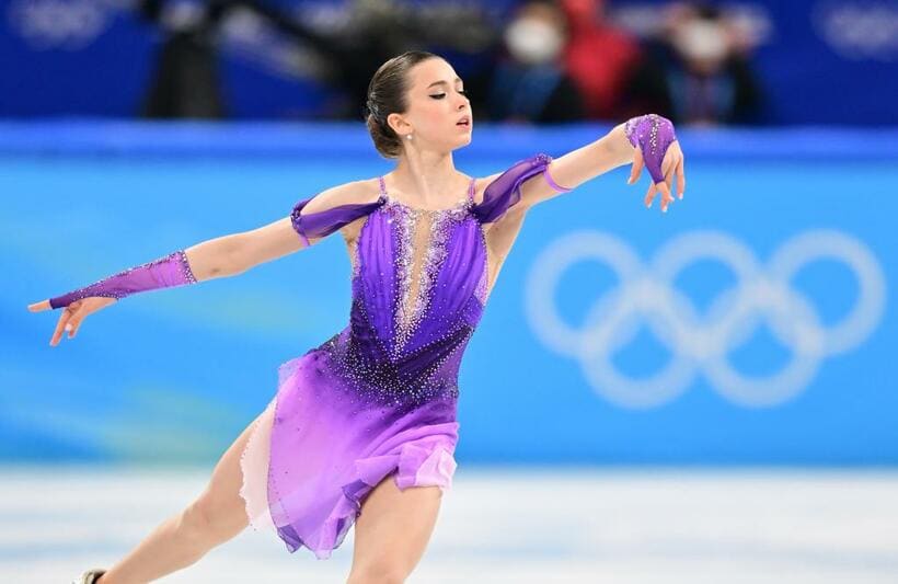ショートでは１位につけたワリエワ