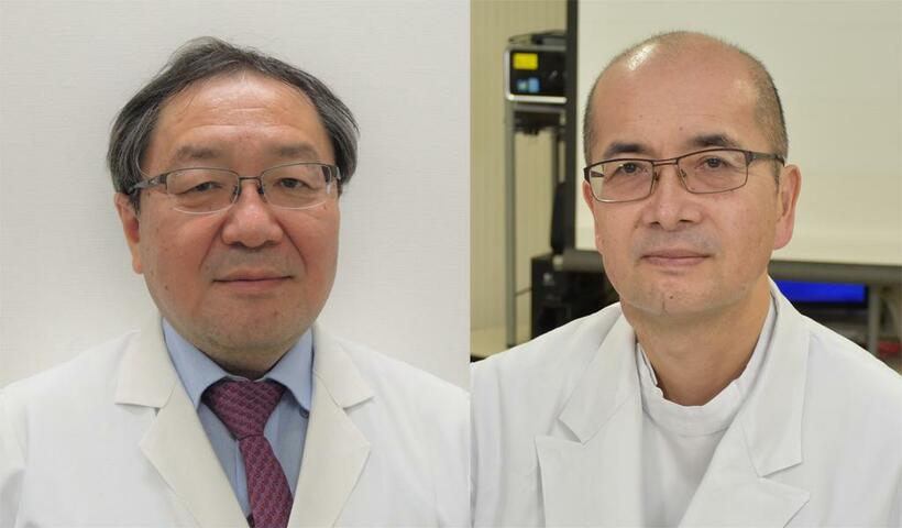 国立がん研究センター中央病院　脳脊髄腫瘍科長・成田善孝医師（左）、がん・感染症センター東京都立駒込病院　脳神経外科部長・篠浦伸禎医師