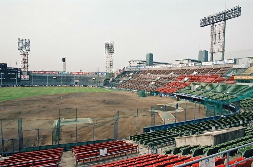1996年シーズンまで中日の本拠地として使用されたナゴヤ球場