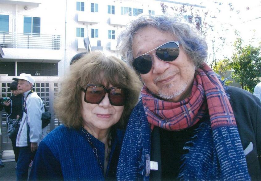大林監督と写した、妻・恭子さんお気に入りのツーショット(C)PSC