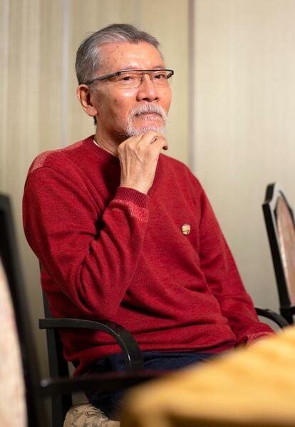 塩見三省さん (撮影/写真部・高橋奈緒)
