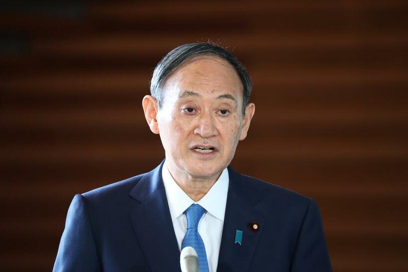 菅義偉首相(C)朝日新聞社