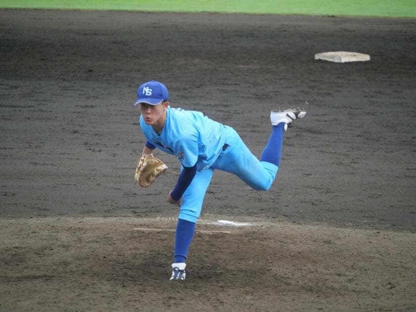 2022年ドラフトで大注目の日本体育大・矢沢宏太（写真提供・プロアマ野球研究所 PABB）
