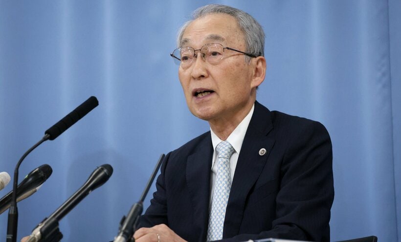報告書を公表して会見する第三者委員会の工藤涼二委員長