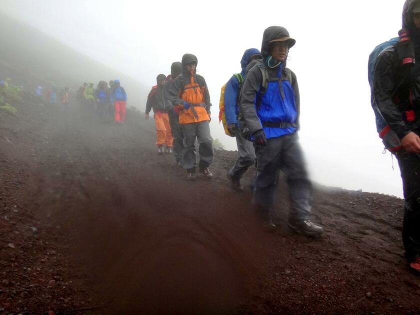 富士山など標高の高い山では、急な天候の変化はよくあること（ｇｅｔｔｙｉｍａｇｅｓ）